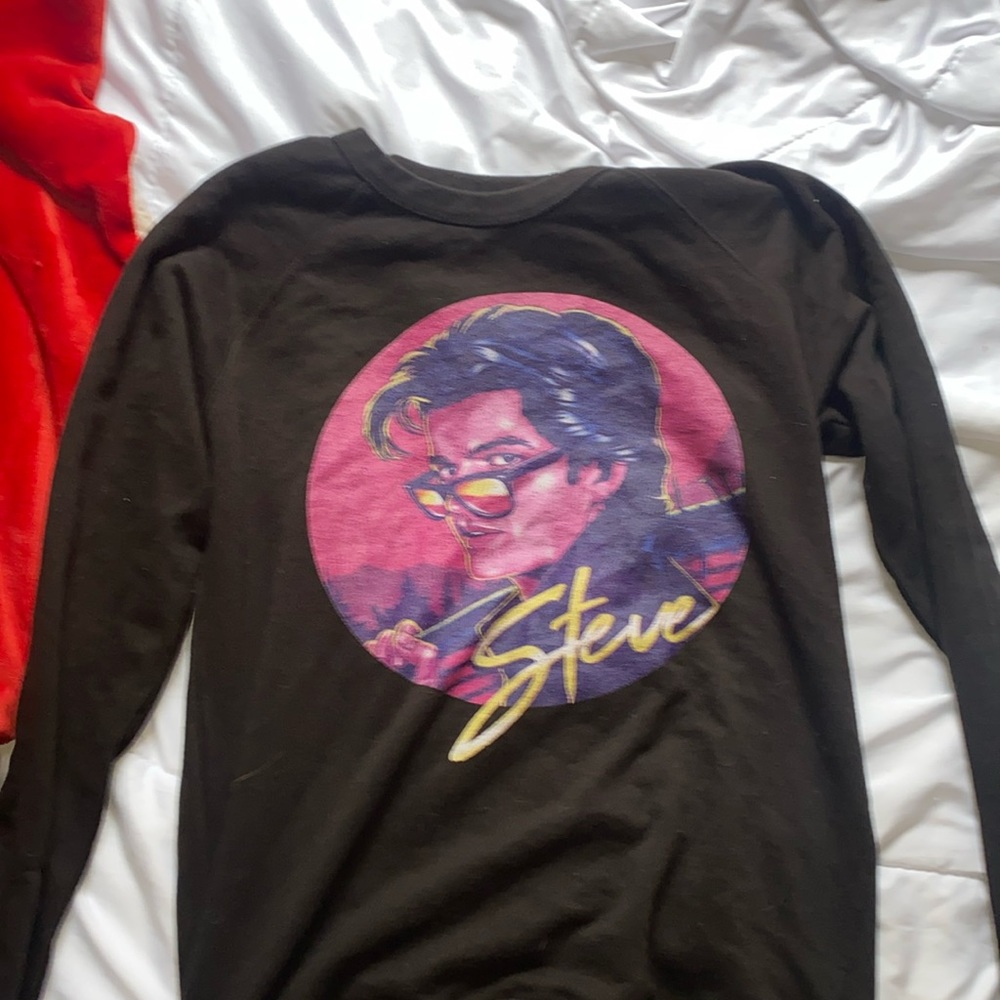Black Steve Harrington Crewneck